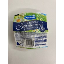 Творог зернистый деревенский, 30%
